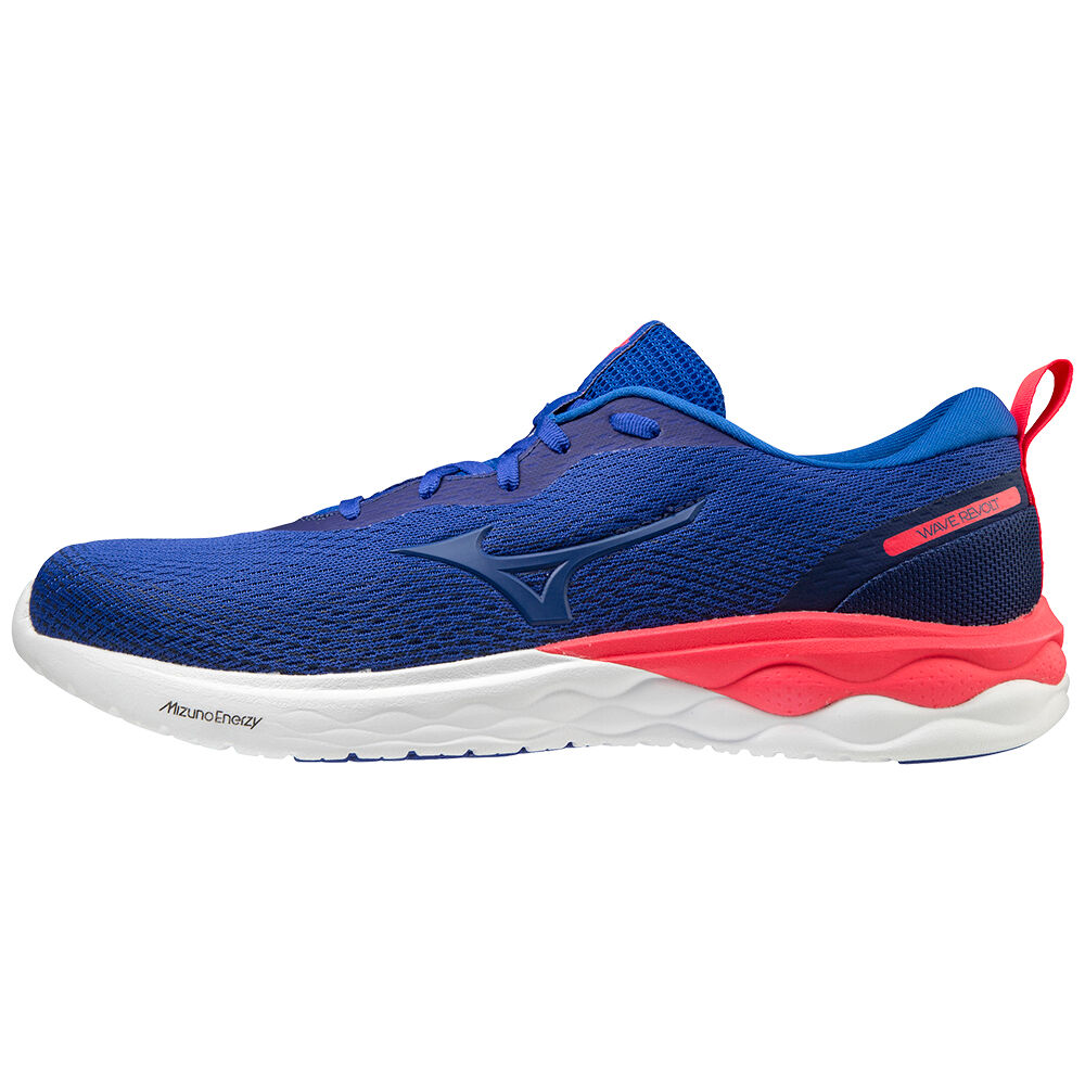 Mizuno Wave Revolt Férfi Futócipő Kék/Rózsaszín GJK026875